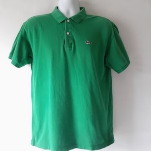 Locoste men's green short-sleeve polo shirt size 6